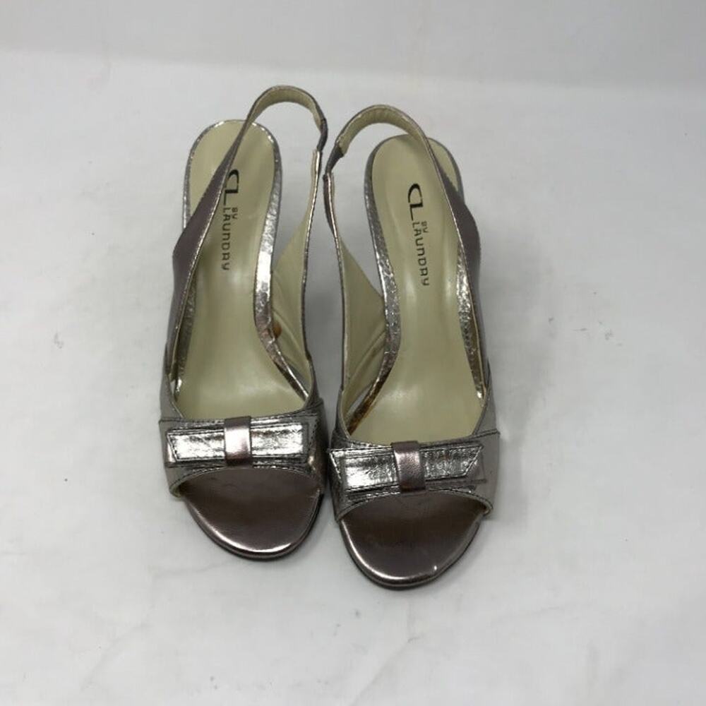 CL by Laundry Gold Stilettos